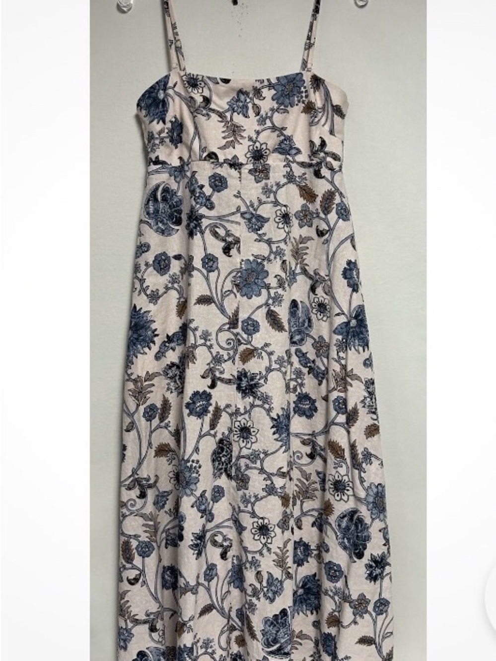 NWT Rachel Zoe Blush Floral Straps / Strapless Midi Sundress SZ M